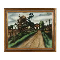 A Country Road by Charles Culver, Oil on canvas, sold Sep 2022