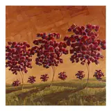 Arranging the Tree Line by Timothy Michael, Oil on canvas, sold Sep 2022