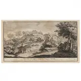 Magnale con Chiesa Dedicata alla SS. Vergine by Antonio Donati, Etching and engraving, sold Sep 2022