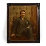 Portrait of a Man by Jean-Paul de Wit, Oil on canvas, sold Sep 2022