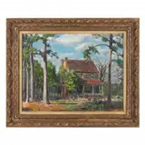 The Tayloe House, Bertie County, North Carolina by Francis Speight, Oil on canvas, sold Sep 2022