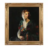 Self Portrait [No. 2] by Gladys Nelson Smith, Oil on canvas (lined), sold Sep 2022