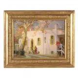 Morning Chatter by Gladys Nelson Smith, Oil on canvas, sold Sep 2022