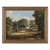 Idyllic Estate Landscape by John Denison Crocker, Oil on canvas, sold Sep 2022