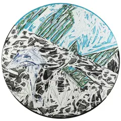 Swan Engraving, Circle II, State I by Frank Stella, Etching, sold Sep 2022