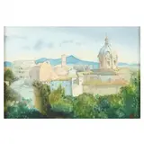 Views in Rome by Artur Samofalov, Watercolor on paper, sold Aug 2022