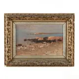 Seascape by Max Weyl, Oil on canvas, sold Aug 2022