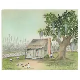 The Cotton Growers by Emmie Mayberry McIntire, Watercolor and gouache on paper, sold Aug 2022