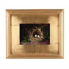Small Nest by Karen Sutton, Oil on board, sold Aug 2022