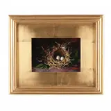 Small Nest by Karen Sutton, Oil on board, sold Aug 2022