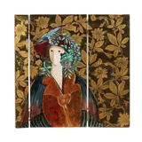Lady at the Door by Stephen White, Oil, sold Aug 2022