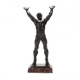 Model of a Standing Male Nude by Arthur Dupagne, Patinated cast bronze, sold Aug 2022