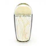 Moon Jellyfish Glass Paperweight by Richard Satava, Contemporary, sold Aug 2022
