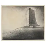 Wright Brothers' Memorial, Kitty Hawk, North Carolina by Louis Orr, Etching, sold Aug 2022