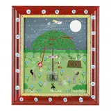 The Garden by Benny Carter, Acrylic on board, sold Aug 2022
