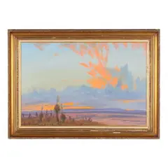 Evening Display by Rod Goebel, Oil on canvas, sold Jul 2022