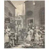 Noon by William Hogarth, Etching and engraving on laid paper, sold Jul 2022