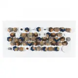 Big Cubes by Cicero Silva, Assemblage wall hanging comprised of found materials (wood, sold Jul 2022