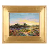 Late Summer Afternoon by Thomas DeDecker, Oil on board, sold Jun 2022