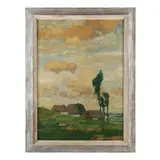 Rustic Landscape by Fritz Brändel, Oil on canvas, sold Jun 2022