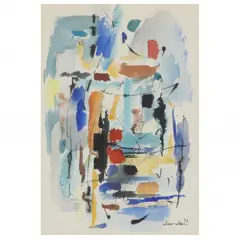 Untitled by Morris Davidson, Watercolor on paper, sold Jun 2022