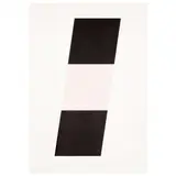 Black White Black by Ellsworth Kelly, Lithograph printed in white and two shades of black, sold Jun 2022