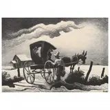 Gateside Conversation by Thomas Hart Benton, Lithograph, sold Jun 2022