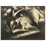 Cut Paper Abstraction by Francis Bruguière, Warm-toned gelatin silver print (mounted), sold Jun 2022