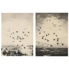 Break O' Day by Roland Clark, Etchings, sold Jun 2022