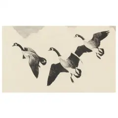 Federal Duck Stamp Design by Richard Evett Bishop, Etching and drypoint, sold Jun 2022