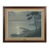 Toi et Moi by Primitif Bono, Oil on canvas, sold May 2022