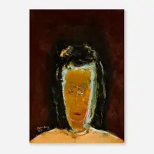 Untitled by Ralph Rosenborg, 1973, oil on canvas board, sold Aug 2025