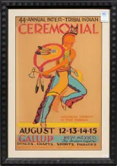 Untitled by Louie Ewing, screenprint poster, sold Oct 2025