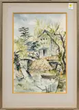 Kurashiki by Betty Guy, watercolor, sold Oct 2025