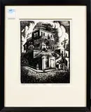 Untitled by Charles Frederick Surendorf, woodcut, sold Oct 2025