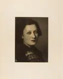 Untitled (Portrait of a Lady) by Germaine Krull, gelatin silver print, sold Oct 2025