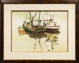 Untitled by James Wisnowski, watercolor, sold Oct 2025