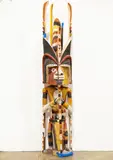 New Ireland by Paupua New Guinea, A Malanggan sculpture, sold Oct 2025