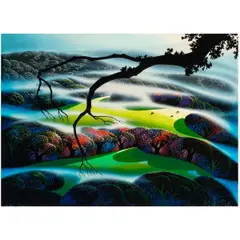 Untitled by Eyvind Earle, serigraph, sold Nov 2025