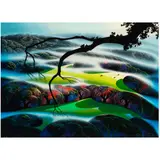 Untitled by Eyvind Earle, serigraph, sold Nov 2025