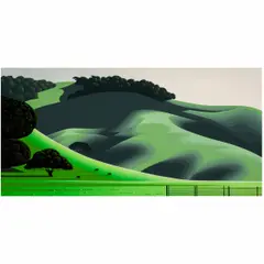Untitled by Eyvind Earle, serigraph, sold Nov 2025