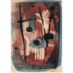 Memory of an Emotion by Dorr Bothwell, 1950, monotype, sold Nov 2025