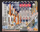 Untitled by Pedro Friedeberg, serigraph, sold Nov 2025