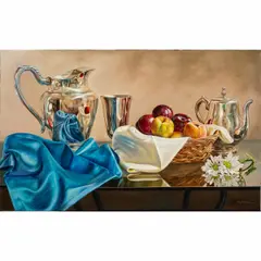 Untitled by Ellery Gutierrez, oil on canvas, sold Nov 2025