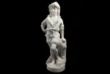 A marble figure of a fisherboy by Cesare Lapini, sculpture, offered Mar 2021