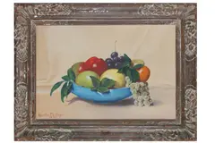 Untitled by Martha Phillips, oil on canvas, offered Mar 2021