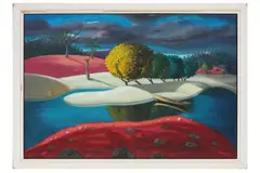 Untitled by V. A. Sudiro, oil on canvas, offered Mar 2021