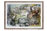 Untitled by Nicholas Morris, watercolour and charcoal on paper, offered Mar 2021
