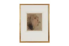Untitled by William Huggins, watercolour and pencil, offered Mar 2021