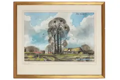 Untitled by Hugh Brandon Cox, watercolour, offered Mar 2021